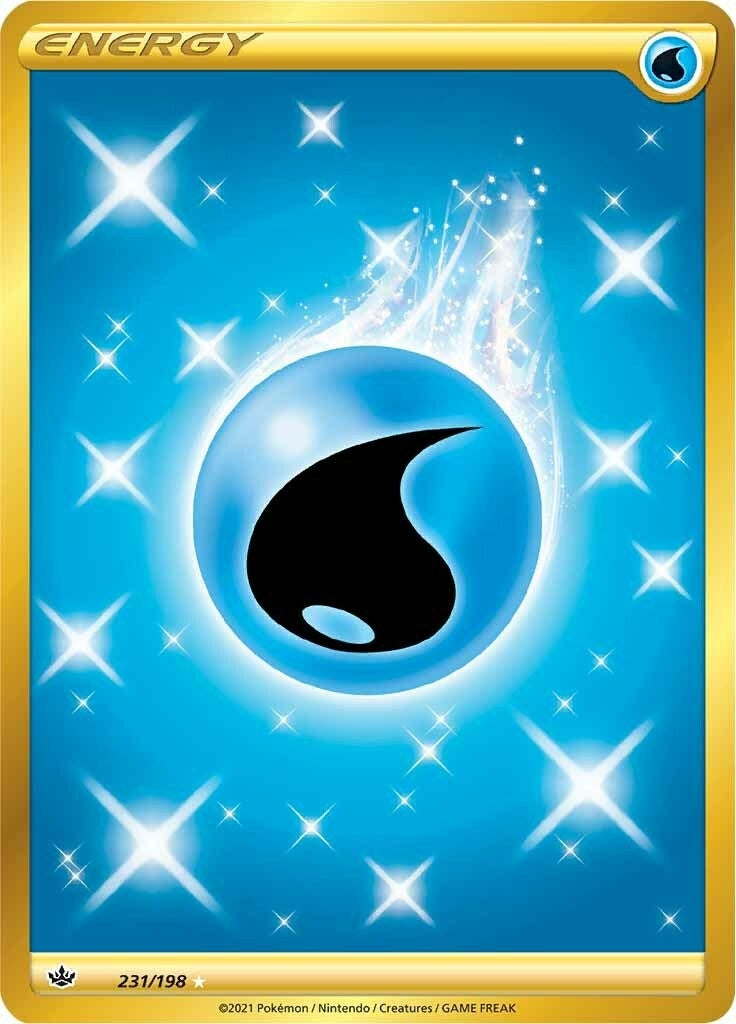 Image for Water Energy (Secret) (231/198) (SWSH06: Chilling Reign) - Pokemon