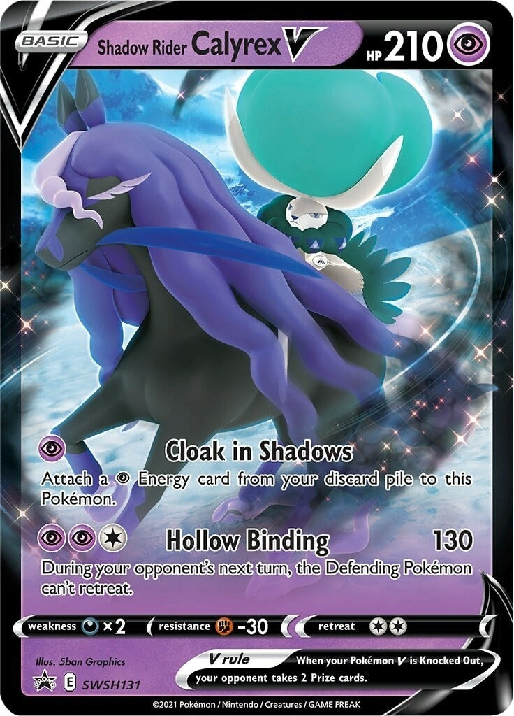 Image for Shadow Rider Calyrex V - SWSH131 (SWSH131) (SWSH: Sword & Shield Promo Cards) - Pokemon