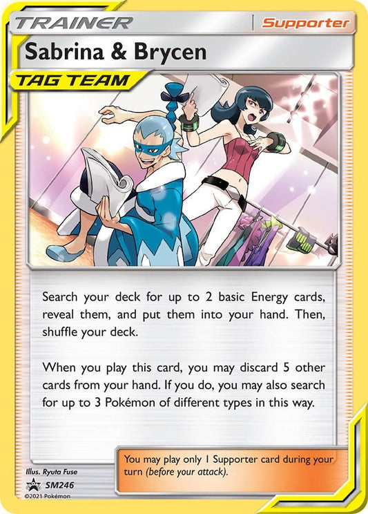 Image for Sabrina & Brycen - SM246 (SM246) (SM Promos) - Pokemon