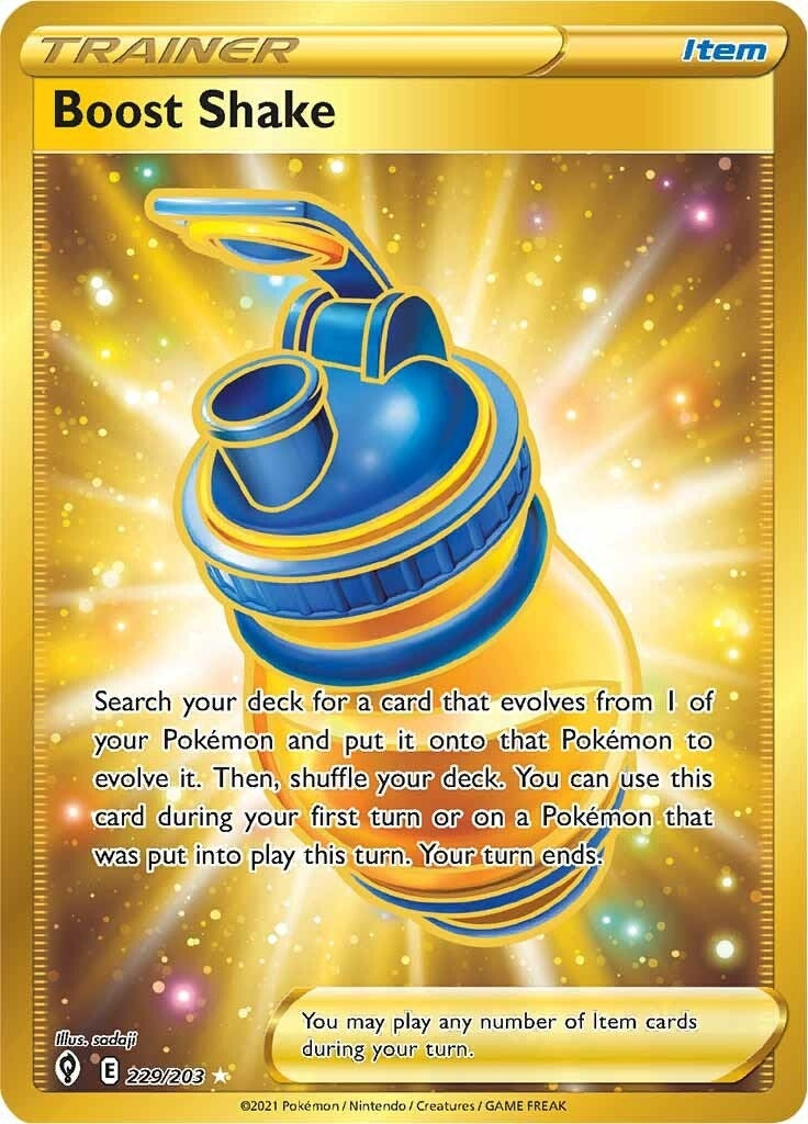 Image for Boost Shake (Secret) (229/203) (SWSH07: Evolving Skies) - Pokemon