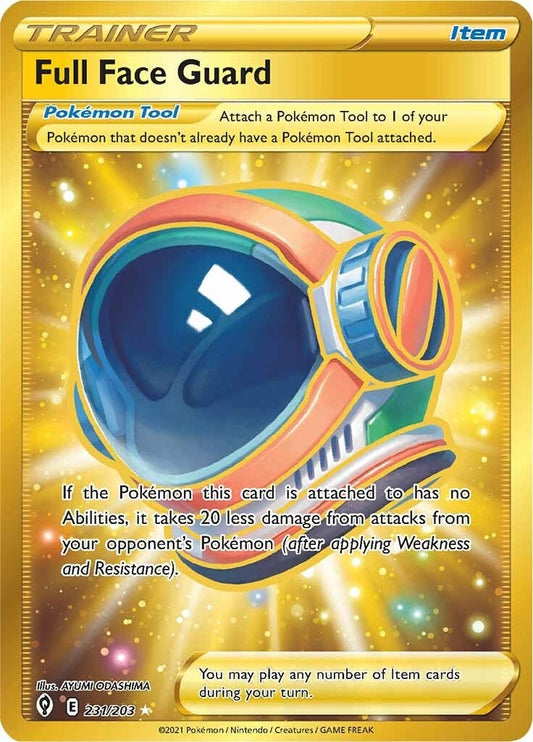 Image for Full Face Guard (Secret) (231/203) (SWSH07: Evolving Skies) - Pokemon