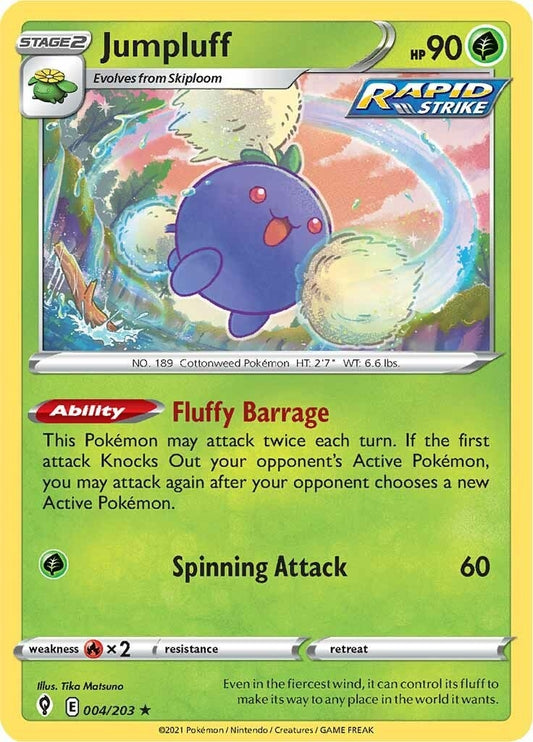 Image for Jumpluff (004/203) (SWSH07: Evolving Skies) - Pokemon
