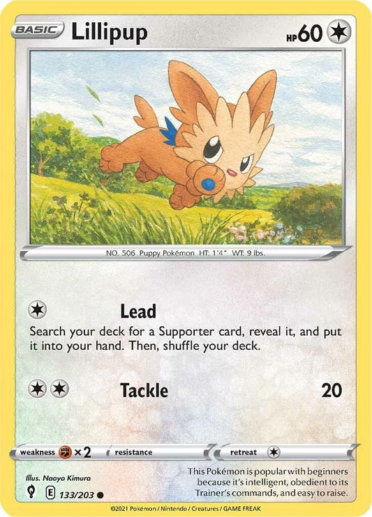 Image for Lillipup (133/203) (SWSH07: Evolving Skies) - Pokemon