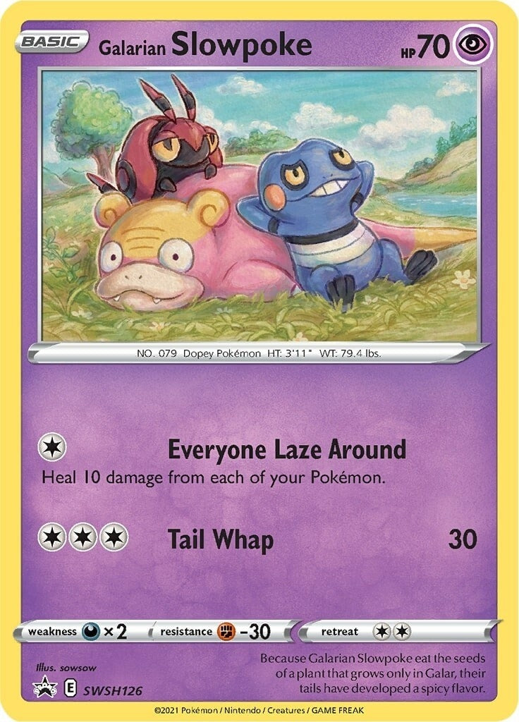 Image for Galarian Slowpoke - SWSH126 (SWSH126) (SWSH: Sword & Shield Promo Cards) - Pokemon