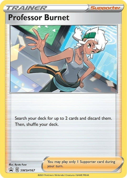Image for Professor Burnet - SWSH167 (SWSH167) (SWSH: Sword & Shield Promo Cards) - Pokemon