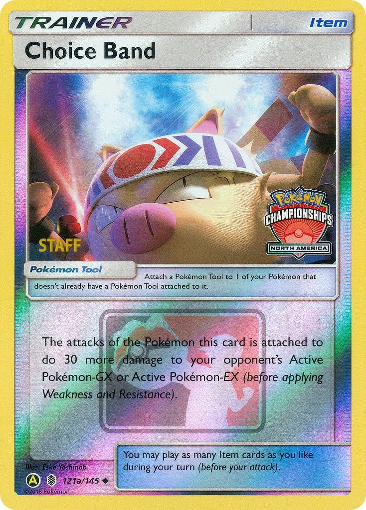 Image for Choice Band - 121a/145 (North America Championships) [Staff] (121a/145) (League & Championship Cards) - Pokemon