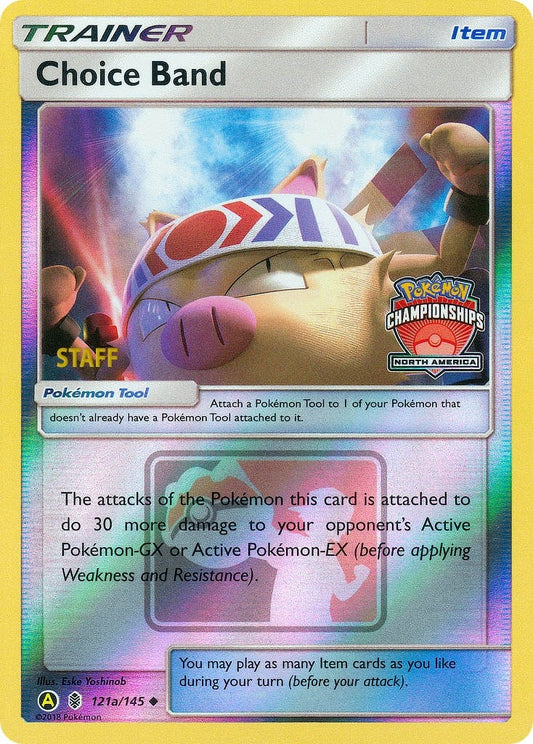 Image for Choice Band - 121a/145 (North America Championships) [Staff] (121a/145) (League & Championship Cards) - Pokemon