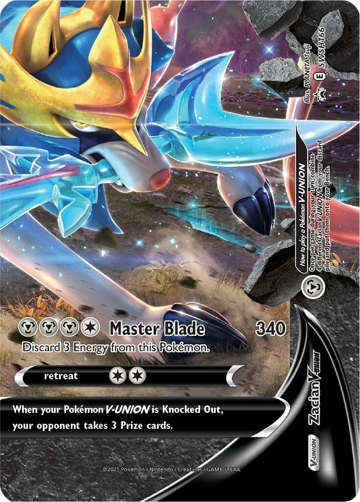 Image for Zacian V-UNION - SWSH166 (SWSH166) (SWSH: Sword & Shield Promo Cards) - Pokemon