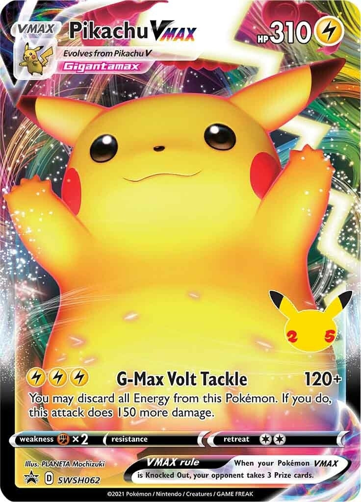 Image for Pikachu VMAX - SWSH062 (SWSH062) (SWSH: Sword & Shield Promo Cards) - Pokemon