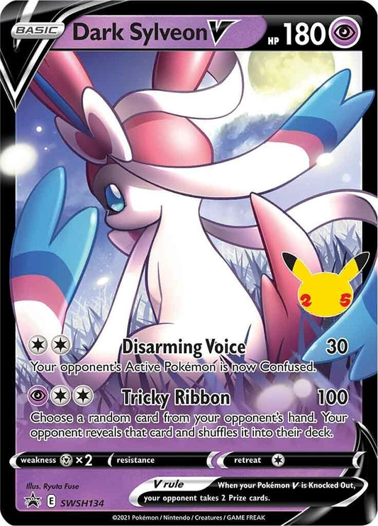 Image for Dark Sylveon V - SWSH134 (SWSH134) (SWSH: Sword & Shield Promo Cards) - Pokemon
