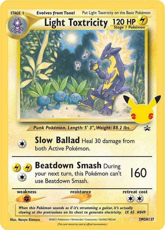 Image for Light Toxtricity - SWSH137 (SWSH137) (SWSH: Sword & Shield Promo Cards) - Pokemon