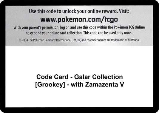 Image for Code Card - Galar Collection [Grookey] - with Zamazenta V (Miscellaneous Cards & Products) - Pokemon