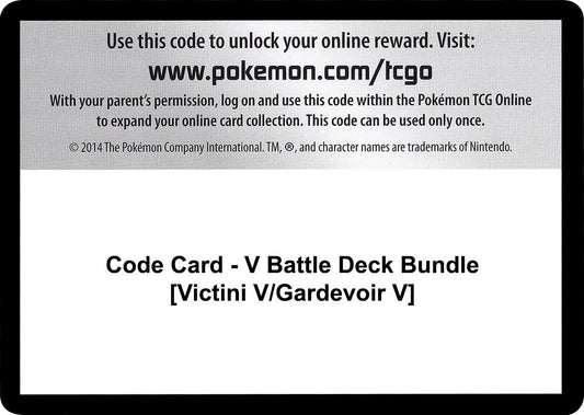 Image for Code Card - V Battle Deck Bundle [Victini V/Gardevoir V] (Miscellaneous Cards & Products) - Pokemon