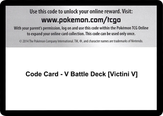 Image for Code Card - V Battle Deck [Victini V] (Miscellaneous Cards & Products) - Pokemon