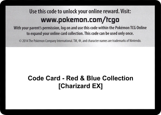 Image for Code Card - Red & Blue Collection [Charizard EX] (Generations) - Pokemon