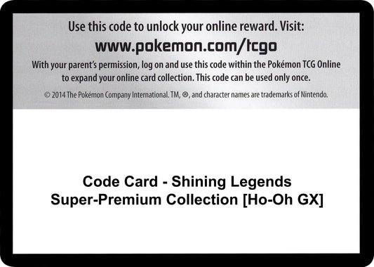 Image for Code Card - Shining Legends Super-Premium Collection [Ho-Oh GX] (Shining Legends) - Pokemon