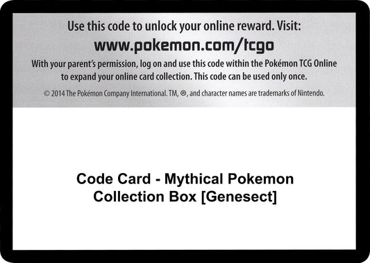 Image for Code Card - Mythical Pokemon Collection Box [Genesect] (Generations) - Pokemon