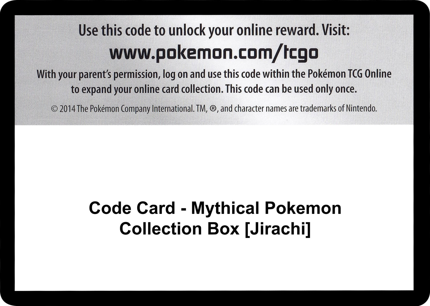 Image for Code Card - Mythical Pokemon Collection Box [Jirachi] (Generations) - Pokemon