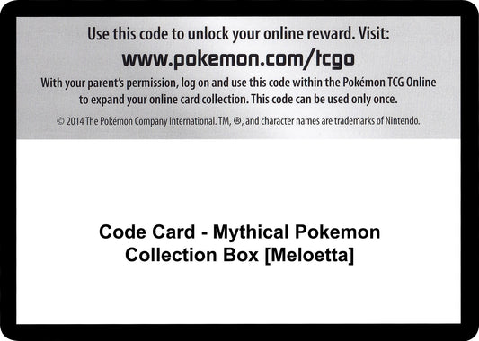 Image for Code Card - Mythical Pokemon Collection Box [Meloetta] (Generations) - Pokemon