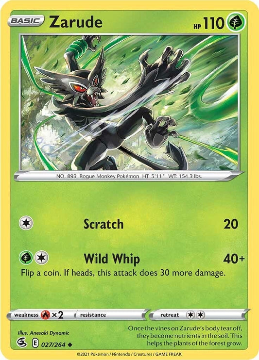 Image for Zarude (027/264) (SWSH08: Fusion Strike) - Pokemon