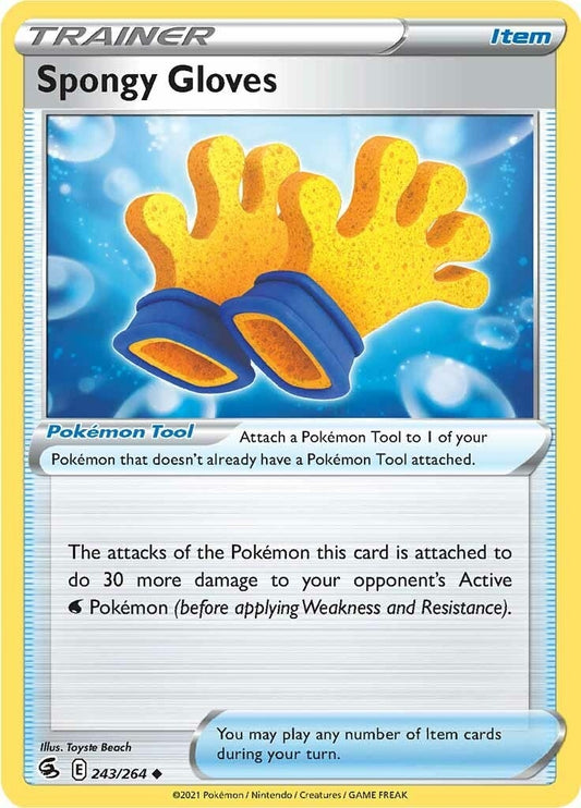 Image for Spongy Gloves (243/264) (SWSH08: Fusion Strike) - Pokemon