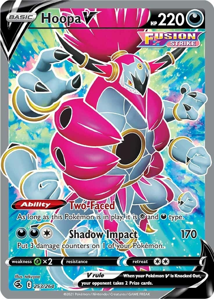 Image for Hoopa V (Full Art) (253/264) (SWSH08: Fusion Strike) - Pokemon