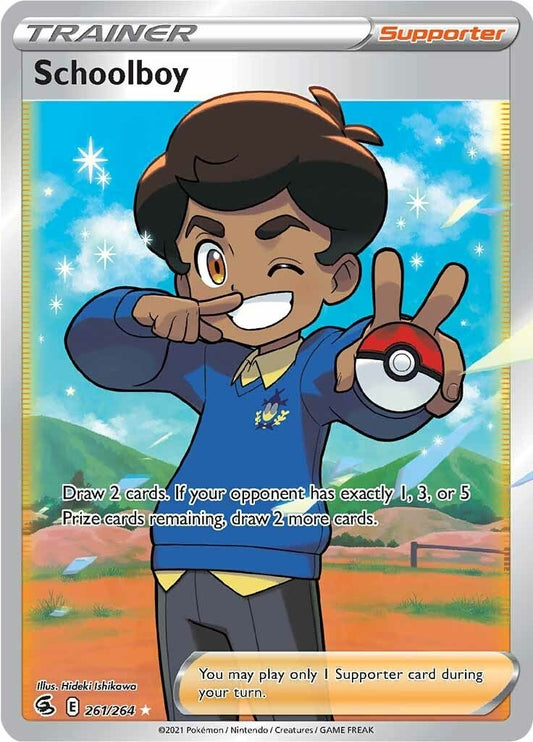 Image for Schoolboy (Full Art) (261/264) (SWSH08: Fusion Strike) - Pokemon