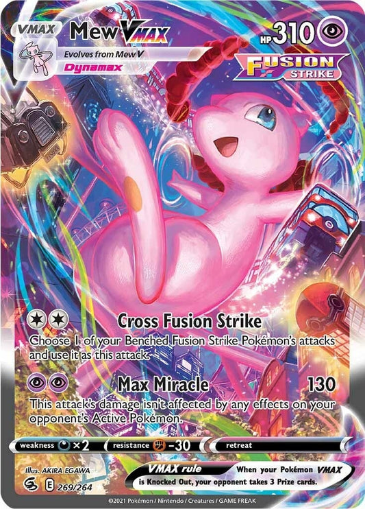 Image for Mew VMAX (Alternate Art Secret) (269/264) (SWSH08: Fusion Strike) - Pokemon
