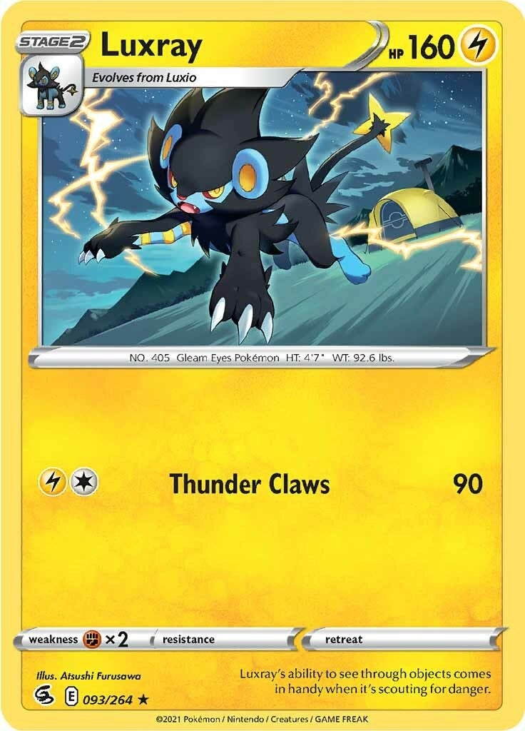Image for Luxray (093/264) (SWSH08: Fusion Strike) - Pokemon