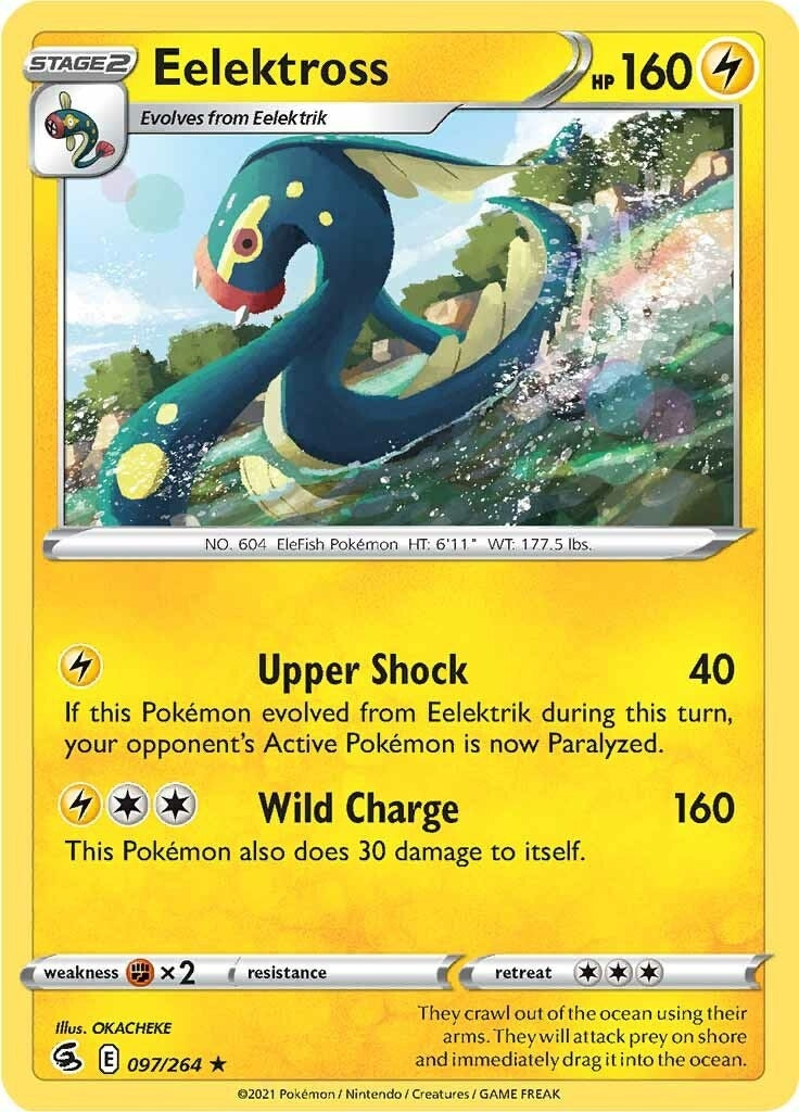 Image for Eelektross (097/264) (SWSH08: Fusion Strike) - Pokemon