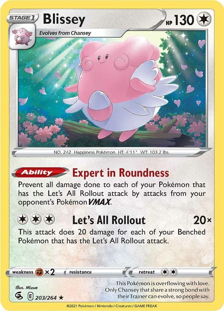 Image for Blissey (203/264) (SWSH08: Fusion Strike) - Pokemon