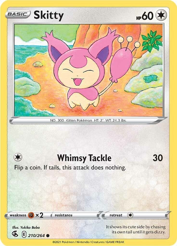 Image for Skitty (210/264) (SWSH08: Fusion Strike) - Pokemon