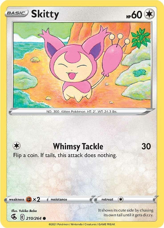 Image for Skitty (210/264) (SWSH08: Fusion Strike) - Pokemon