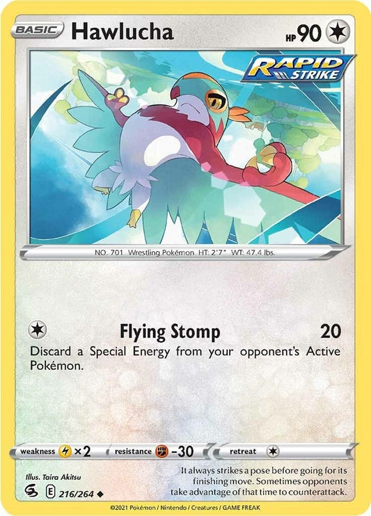 Image for Hawlucha (216/264) (SWSH08: Fusion Strike) - Pokemon