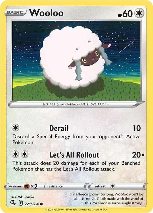 Image for Wooloo (221) (221/264) (SWSH08: Fusion Strike) - Pokemon