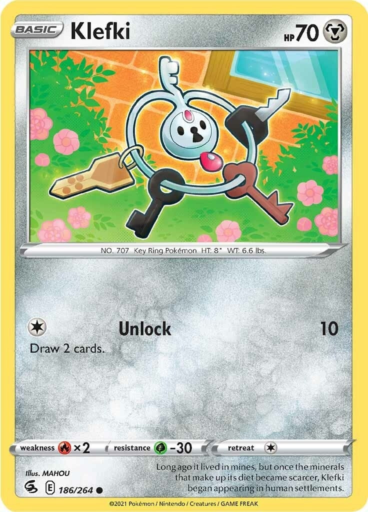 Image for Klefki (186/264) (SWSH08: Fusion Strike) - Pokemon