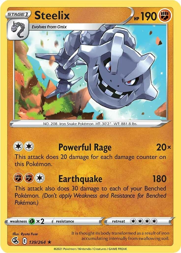 Image for Steelix (139/264) (SWSH08: Fusion Strike) - Pokemon