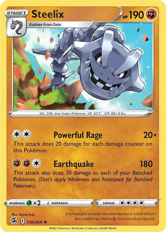 Image for Steelix (139/264) (SWSH08: Fusion Strike) - Pokemon