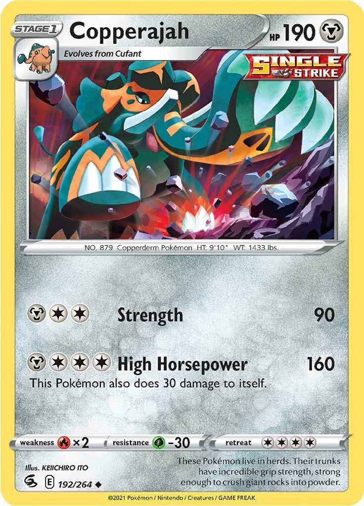 Image for Copperajah (192/264) (SWSH08: Fusion Strike) - Pokemon