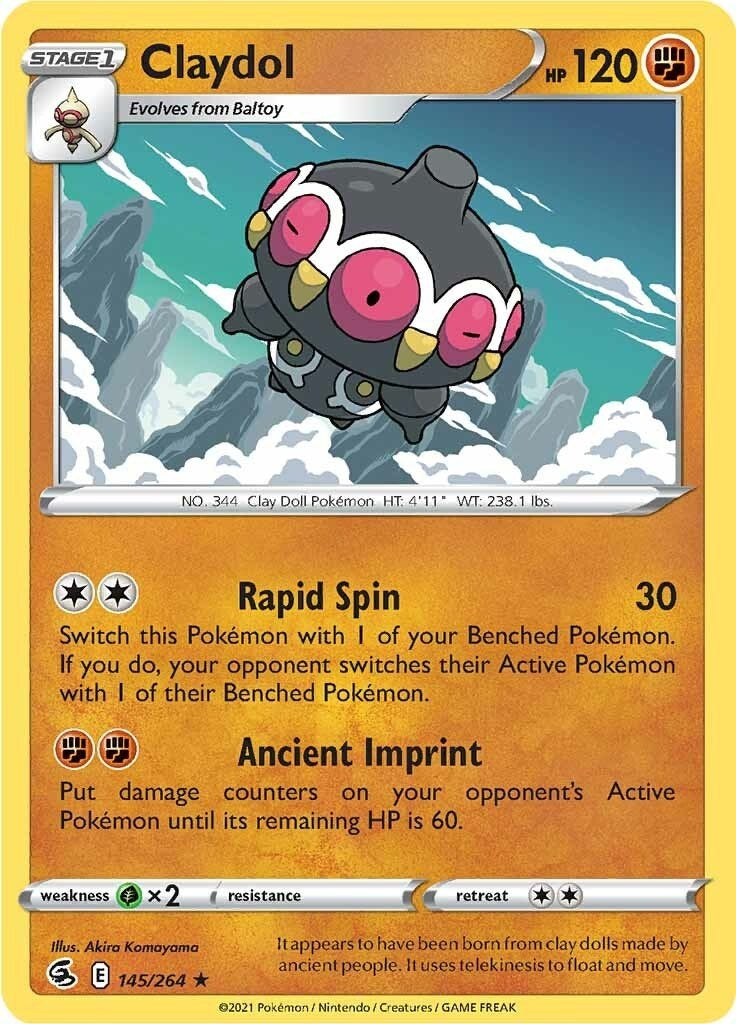 Image for Claydol (145/264) (SWSH08: Fusion Strike) - Pokemon