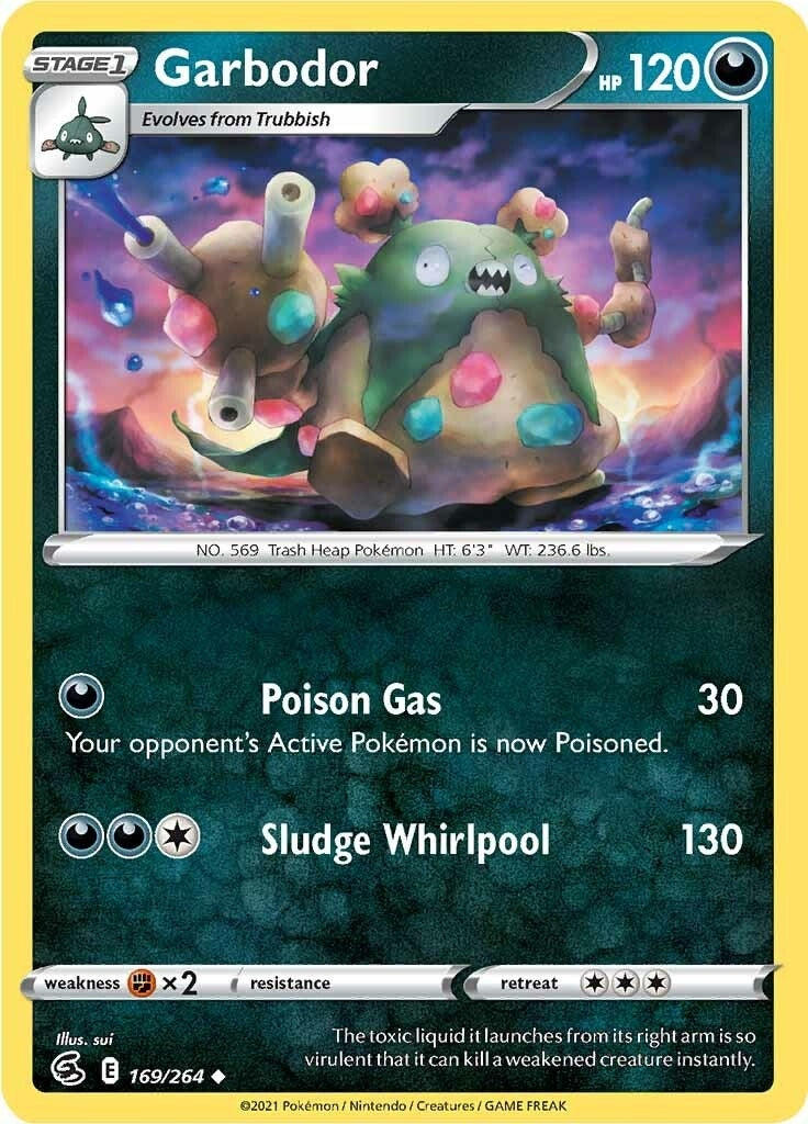 Image for Garbodor (169/264) (SWSH08: Fusion Strike) - Pokemon
