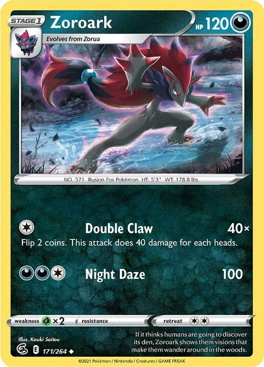 Image for Zoroark (171/264) (SWSH08: Fusion Strike) - Pokemon