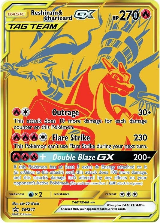 Image for Reshiram & Charizard GX - SM247 (SM247) (SM Promos) - Pokemon