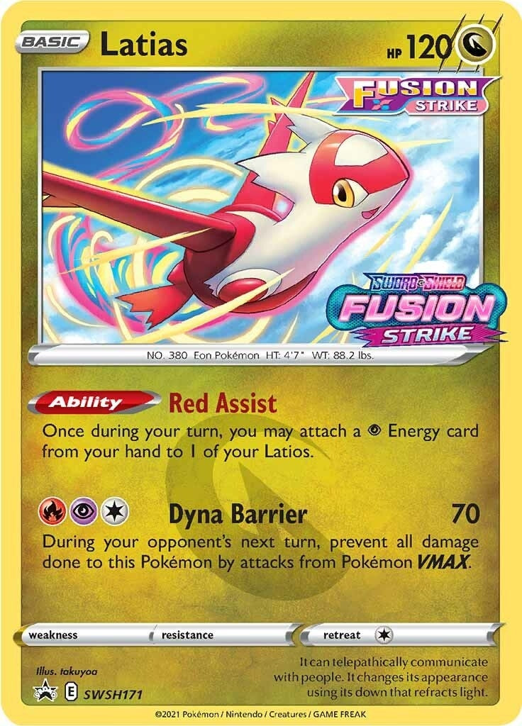 Image for Latias - SWSH171 (Prerelease) (SWSH171) (SWSH: Sword & Shield Promo Cards) - Pokemon
