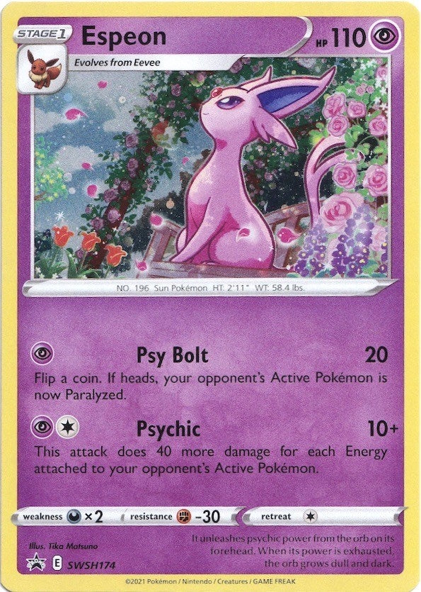Image for Espeon - SWSH174 (SWSH174) (SWSH: Sword & Shield Promo Cards) - Pokemon