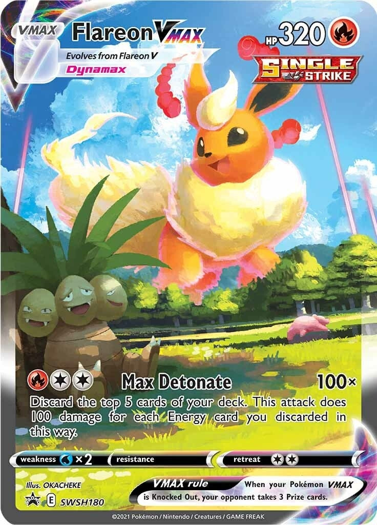 Image for Flareon VMAX - SWSH180 (SWSH180) (SWSH: Sword & Shield Promo Cards) - Pokemon