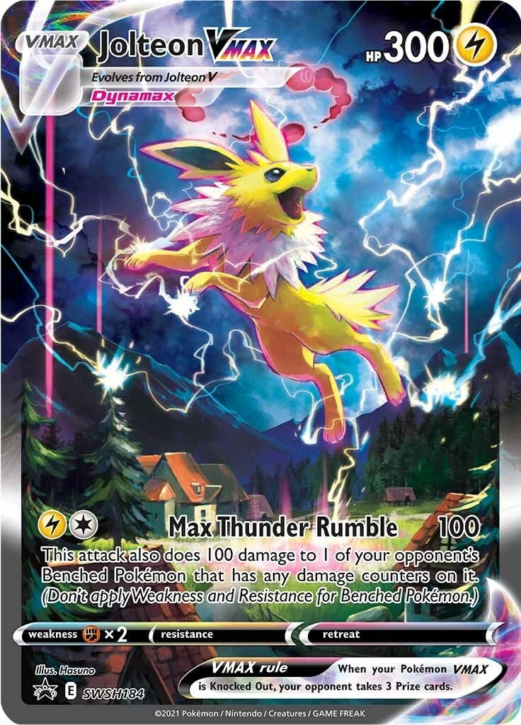 Image for Jolteon VMAX - SWSH184 (SWSH184) (SWSH: Sword & Shield Promo Cards) - Pokemon