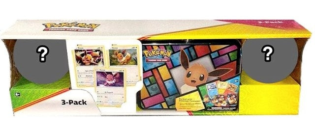 Costco Pokemon Collector 3-Pack: Eevee Treasure Chest + 2 Poke Ball Ti ...