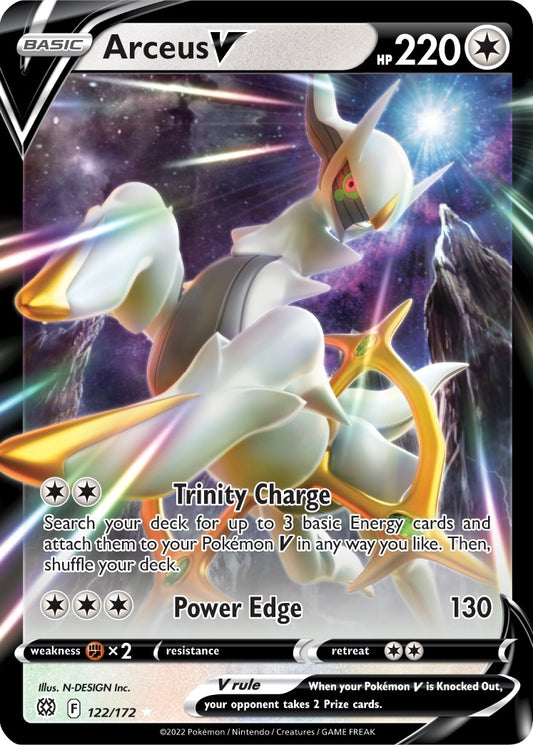 Image for Arceus V (122/172) (SWSH09: Brilliant Stars) - Pokemon
