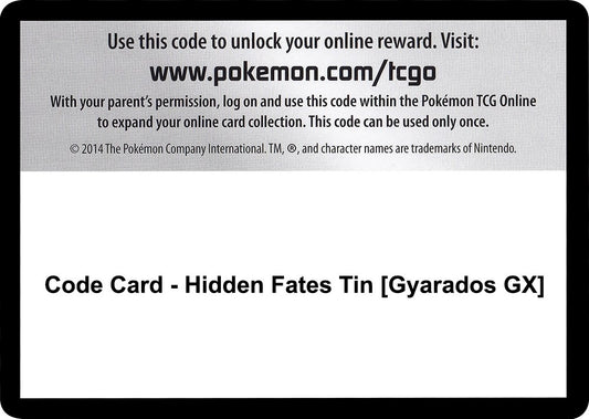 Image for Code Card - Hidden Fates Tin [Gyarados GX] (Hidden Fates) - Pokemon